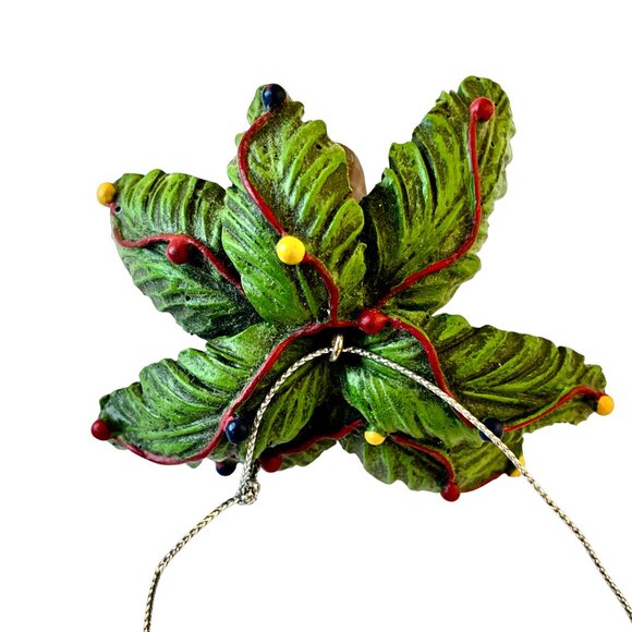 Palm Tree Christmas Ornament Resin String Lights Tropical Beach NEW with tag - Picture 12 of 14